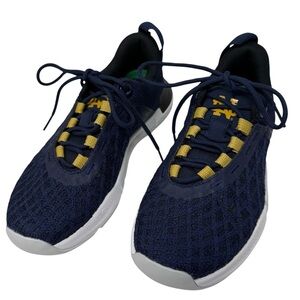Under Armour Women’s Size 6.5 Notre Dame TriBase Reign 5 Blue Shoes Sneakers New